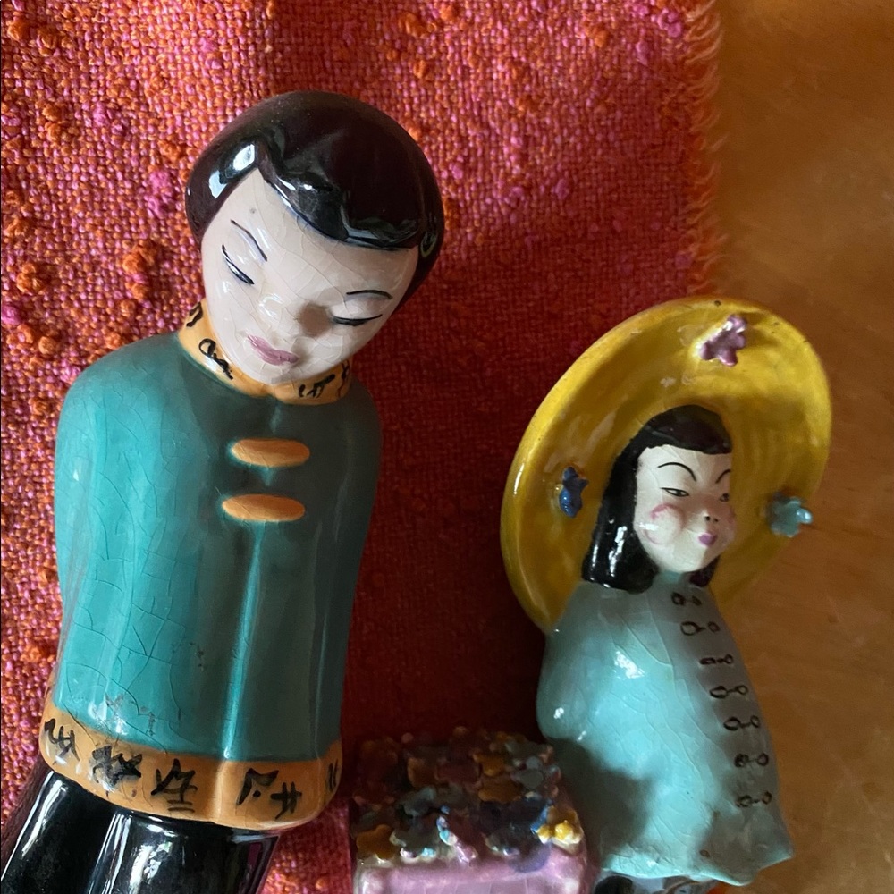 Vintage Asian figures